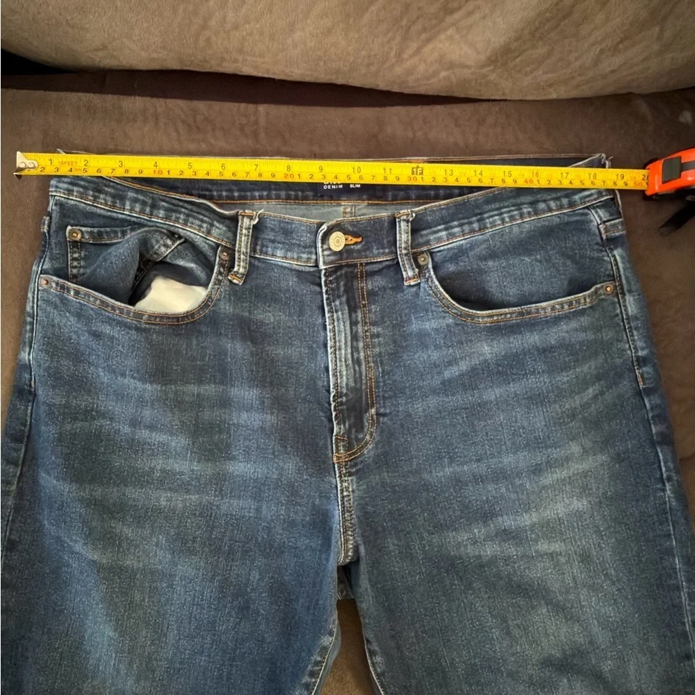 GAP Slim Fit Men’s Jeans 38x32 Dark Wash Stretch Denim